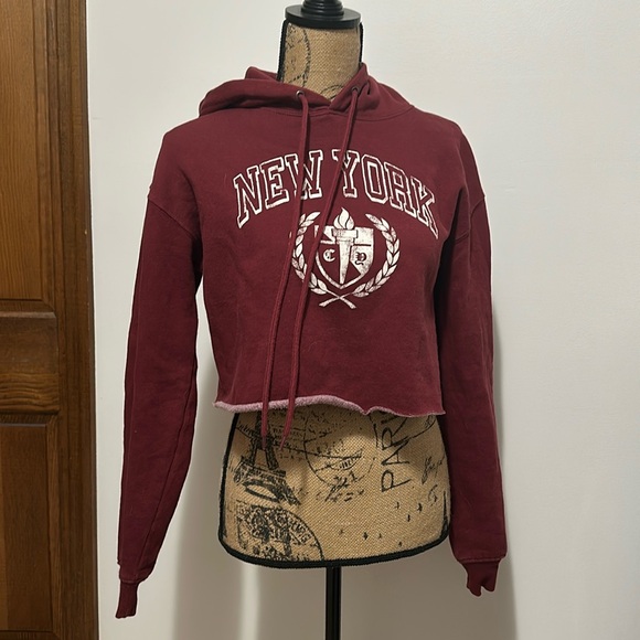 wild fable Tops - New York crop hooded sweatshirt Wild Fable XS extra small hoodie